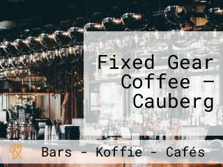 Fixed Gear Coffee — Cauberg