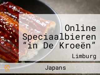 Online Speciaalbieren “in De Kroeën”