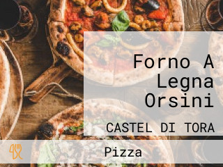 Forno A Legna Orsini