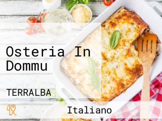 Osteria In Dommu