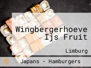 Wingbergerhoeve Ijs Fruit