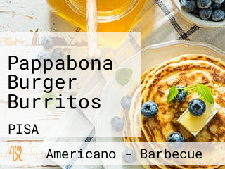 Pappabona Burger Burritos