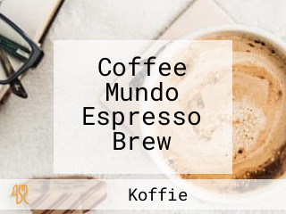 Coffee Mundo Espresso Brew