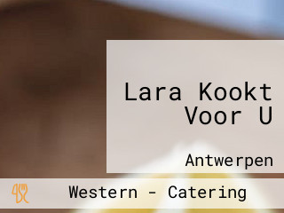 Lara Kookt Voor U