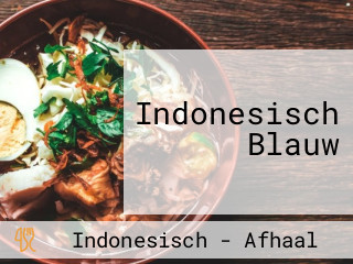 Indonesisch Blauw