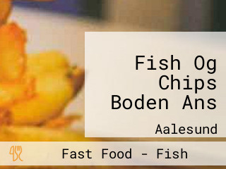 Fish Og Chips Boden Ans