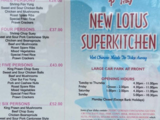 New Lotus Super Kitchen