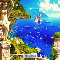 Capri Island Off South Of Napoli Italy